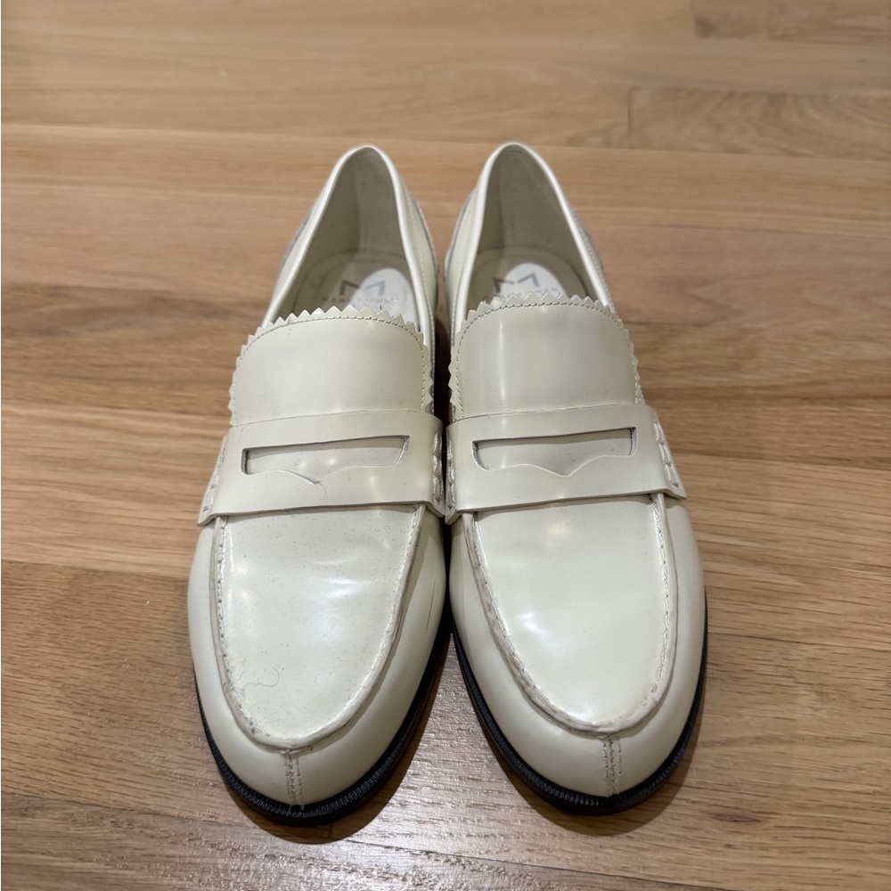 Marc Fisher Cream Loafers